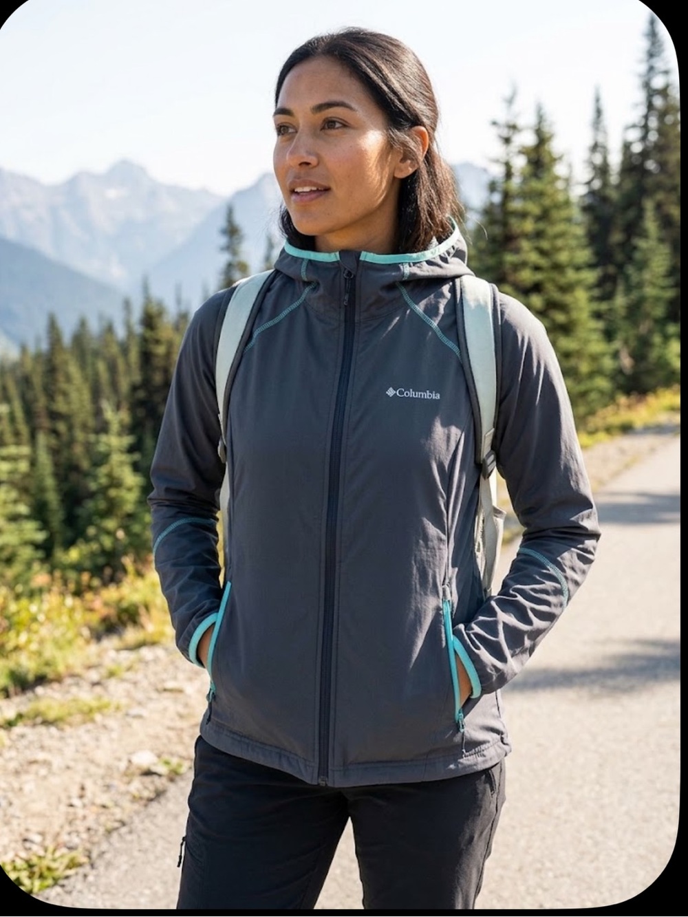 Columbia sportswear Company Omni shield advanced repellency jacket Lg